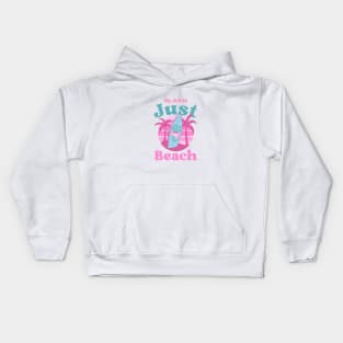 My job is Just Beach Ken Barbie Kids Hoodie